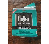 Heller HSS Bi-Metal Hole Saw, Black, Size 114mm