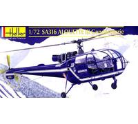 Heller - SA316 SA-316 Alouette III Gendarmerie Model Kit 1:72 New OVP Tip