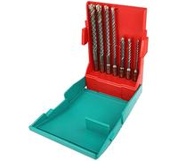 Heller Tools 1418 4Power SDS-plus Hammer Drill Bit, combines speed and robustness, set 7-pcs. Ø 5/6/6/8/8/10/12 mm