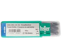 Heller Tools 185400 "0901" Steel Hss Drill Bit, 0 V, Black, 10.0 mm, Set of 10 Piece