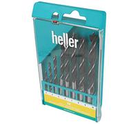 Heller Tools 333 CV Brad Point Bit, Proven Classic for Drilling Solutions in Any Type of Wood, CYL, Set 8-pcs. Ø 3/4/…/9/10 mm