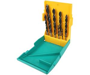 Heller Tools 333 Wood Drill Bit, Black/Silver, Ø 3/4/…/11/12 mm, Set of 10 Pieces