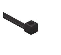 Hellermann T30LL, Inside Serrated, Nylon 6.6 Cable Ties 300 X 3.6mm - Black (300 pcs)