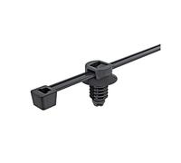 Hellermann T50RFT7 2-Piece Fixing Ties with Fir Tree & Disc 200 x 4.6mm (25 Pcs)