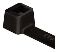 HELLERMANN TYTON HellermannTyton 111-08010 T80R-N66-BK-C1 Cable Ties 210 mm 4.70 mm Black Weather-Resistant Pack of 100
