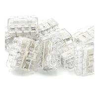 Hellermanntyton 10Pcs 4-Way Push In Terminals Wire Connectors Helacon Plus Mini