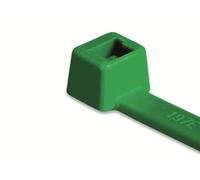 HELLERMANNTYTON 116-05415 Polyamide Tie Hook and Loop Cable Ties Straps (39 cm 100pièce Green (S), 4.7 mm, 1.3 mm, 100 piece (S))