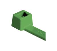 HellermannTyton 116-08015 Inside Serrated Cable Tie Green 4.6mmx21...