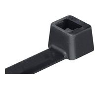 HellermannTyton 138-00025 UB200B-B-PA66-BK Cable Ties 198 mm 3.50 mm Black Pack of 100