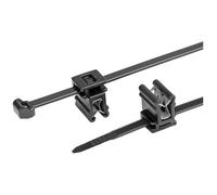 HellermannTyton 156-00948 T50ROSEC4A Cable Tie with clip 4.6mm bla...