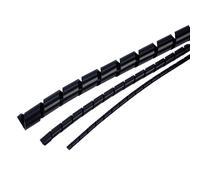 HellermannTyton 161-41101 Spiral Binding 30m Black 4.1mm
