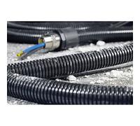 HellermannTyton 166-30714pcs25-GS/PVC-BK sleeving black 10m flexible