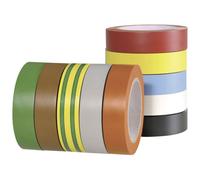 HellermannTyton - 10 x HelaTape Flex 15 Electrical Insulation Tape, All Purpose PVC Tape, IEC Compliant, 10m Length