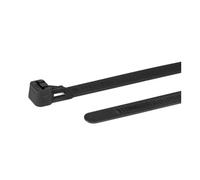 HellermannTyton Cable Ties, Black, Reusable 250 x 7.6mm