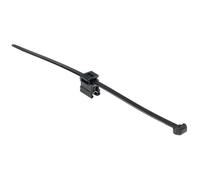 HellermannTyton EdgeClip Cable Tie with clip 200mm 100pcs black
