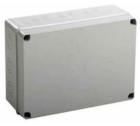 Surface mounted box 333x243x132 12xM40 without studs light ex-322