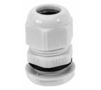 Hellermanntyton - Nylon Dome Headed Cable Gland Grey 10 - 14mm M20 10 Pack
