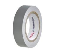 HELLERMANNTYTON - Pack of 10 insulating tapes 10 m and width 15 mm grey