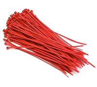 HellermannTyton T50R2M4UL 8" Red Plenum UL Rated Cable Ties - 1000PK