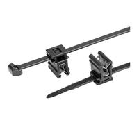 HellermannTyton T50ROSEC4A Cable Tie with clip 4.6mm black 100pcs 156-00948