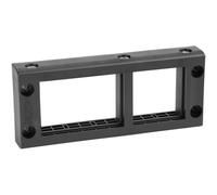 HellermannTyton VarioPlate-24_Frame-PL-BK cable grommet halogen-free Plastic Black 1