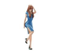 Hellery 1:64 Miniature Girl Figures Layout Figure for Model Railway Photo