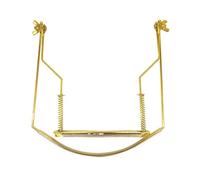 Hellery 10-hole Mount, Industry Standard, Portable, Professional, Scratch-resistant Neck Support for Music Lovers, golden