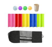 Hellery 10 Pieces Pipeline Group Game Set with Team Building Challenge Game Pipe Outdoor Sport Communication Toy Pipeline Kits Golf Balls Portable Storage, 30cm