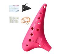 Hellery 12-hole, Lightweight Professional Flute, Alto C for Children, Music Lovers And Adults - Gift Idea, Pink