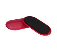 Hellery 2 Core Sliders Abdominal Muscle Gliding Pads, Portable Gliding Discs for Strength Training, Pilates Training at Home, red