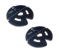Hellery 2 Pieces of 0.5 Kg Fractional Weight Plates, Micro Loading Weight Plates for Strength Training, Portable Plates for The Gym