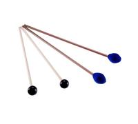 Hellery 4Pcs Marimba Mallets Kids Glockenspiel with Storage Bag Beginner Wooden