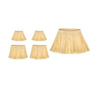 Hellery 5Pcs Scarecrow Scatter Kit Accessories Halloween Scarecrow Costume Straw Skirt Set for Adult Kids Festive Cosplay Dress Up Halloween Role-Playing and Carnival Party Decoration