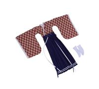 Hellery Action Figure Kimono Set for 1/6 Scale Female Dolls Traditional Japanese Clothing Outfit with Skirt And Socks for Collectors Gift Doll Accessories, Style B