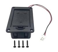 Hellery Active Guitar And Bass Pickup Housing with 9V Battery Box, Plug And Connector; Professional Accessory, Replaces The Conventional Battery Holder