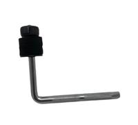 Hellery Adjustable Cymbal Clamp for Drum Hardware and Accessories, Black Felt