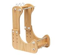 Hellery Adjustable Standing Bead Loom for Jewelry Making, Fun Bracelets for Men And Women, Practical DIY Wooden Bead Loom for Adults