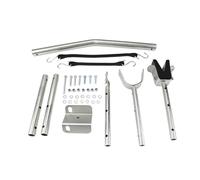 Hellery Adjustable Transom Protector From 28 Inches to The Bracket, Easy Replacement for Outboard Motor Support Pole, Without Spring