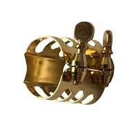 Hellery Alto Saxophone Mouthpiece, Saxophone Mounting Parts, Premium Instrument Clamp Made of Copper for Saxophone Lovers