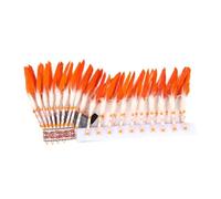 Hellery American Chief's Indian Hat, Native American Feather Headdress for Dance Performance, Festival, Yellow White