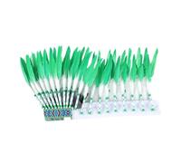 Hellery American Chief's Indian Hat, Native American Feather Headdress for Dance Performance, Festival, White Green