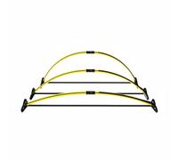 Hellery -Back Hurdle Simple-Arch to Set up Adjustable Agility Hurdle Portable for Athletes, Coaches, Speed Training, Basic Model Hurdle Set A 2 Sections/3 Pieces