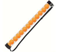 Hellery Ball Pickup Tube Pickleball Retriever Collector Storage Holder With PC And Materials And Carry Strap easy ball gathering without bending suitable for, Orange
