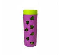 Hellery Ball Toy Treat Dispenser Feeder Puzzle Toy Interactive Roller Food Dispenser With Blocking Sticks PP Build suitable for dogs chickens backyard pets outdoor training enrichment