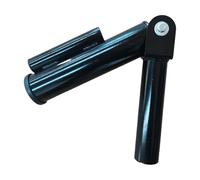 Hellery Barbell Rack with Double Tube Construction, Stable Metal Accessory for for Adults