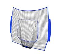Hellery Baseball Replacement Net, Practice Net, 2.1 X 2.1 M, Lightweight Softball Pitching Net for Throwing Exercises on The Lawn, Blue