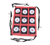 Hellery Baseball/Softball Pitching Target with Accurate Strike Zone, 9 Holes, Adjustable, Numbered, for Outdoor, for Beginners
