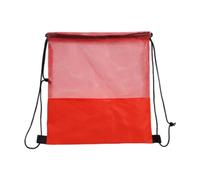 Hellery Basketball Backpack with Drawstring, Single Ball Bag, Net Ball Bag for on The Go, Red
