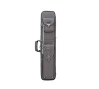 Hellery Billiard Accessory Holder Textured Nine-Hole Cue Bag Premium for League Nights, Grey, Deep Grey
