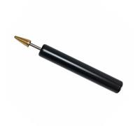 Hellery Brass Edge Oil Pen Leather Border Dye With Two Textured Rollers And Compact Body Copper And Brass For Control And Even Coverage suitable for bags home leather crafting, Black